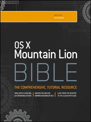 cover image of OS X Mountain Lion Bible